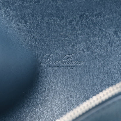 Loro Piana Grained Calfskin L19 Extra Pocket Pouch Cloud Sky 6 of 15