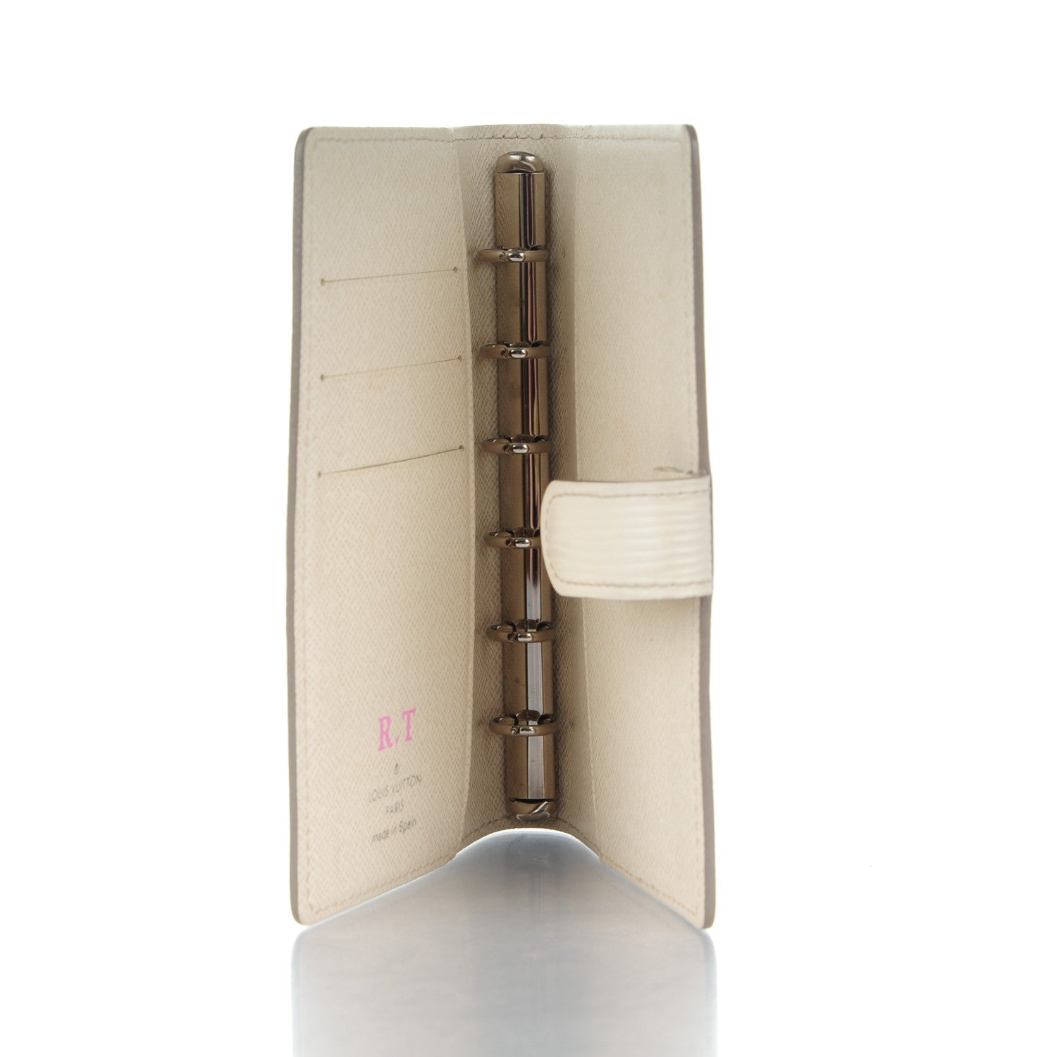 Louis Vuitton Epi Small Ring Agenda Ivory Ivory 5 of 7