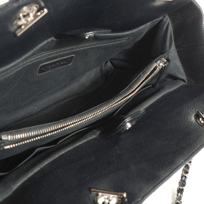 Chanel Caviar Medium Soft CC Top Handle Tote Black 6 of 8
