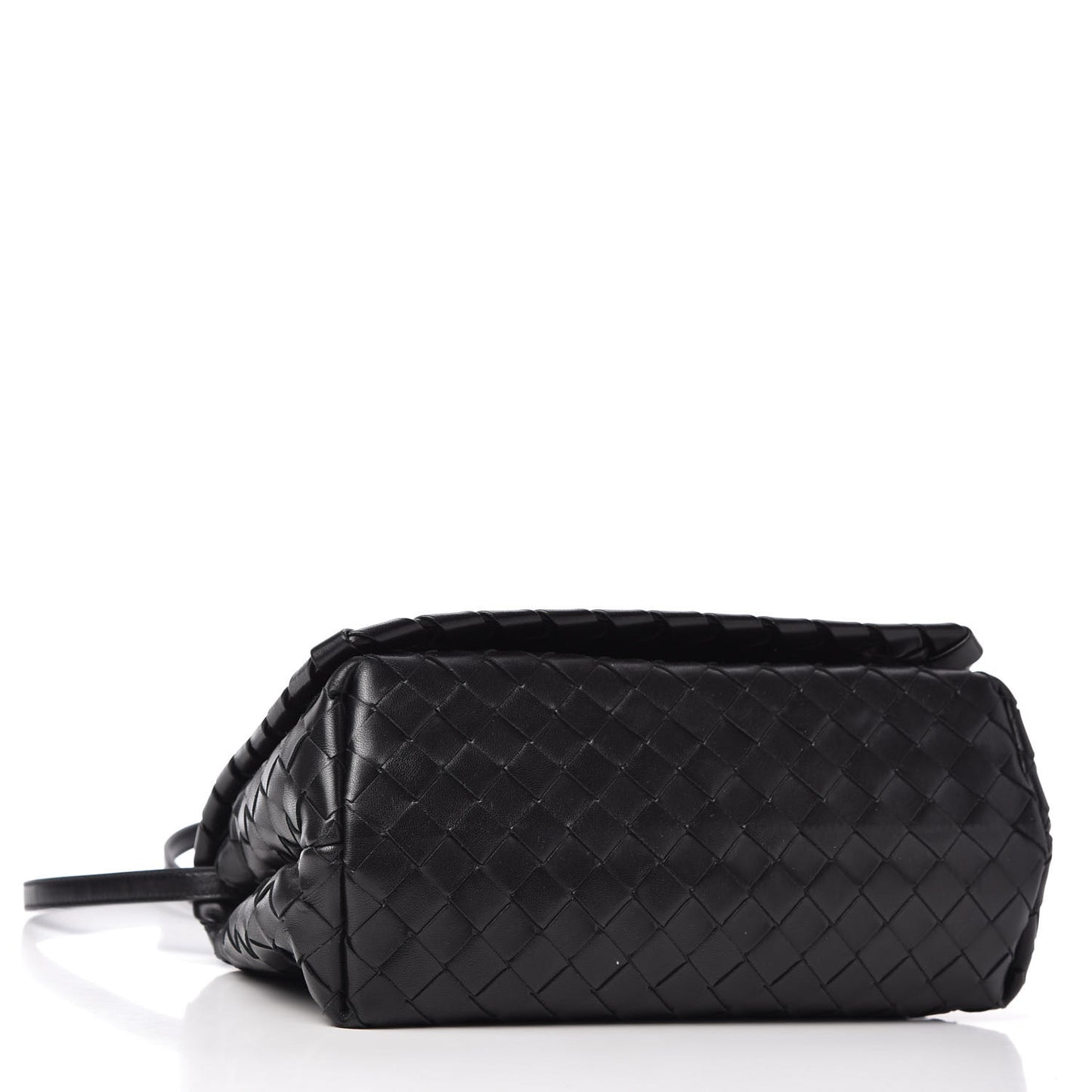 Nappa Intrecciato Crossbody Black