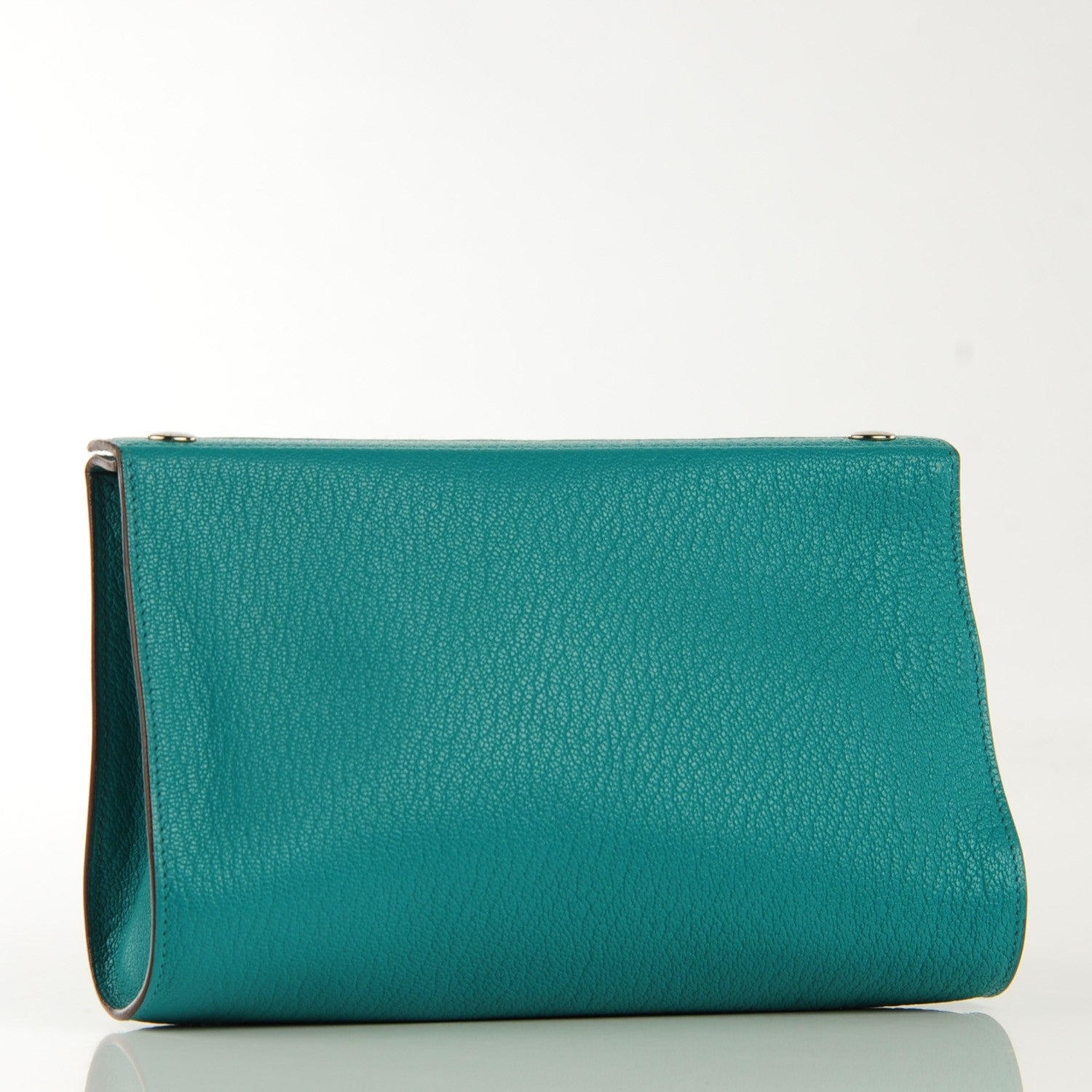 Hermes Chevre Mysore Karo GM Bleu Paon 3 of 8