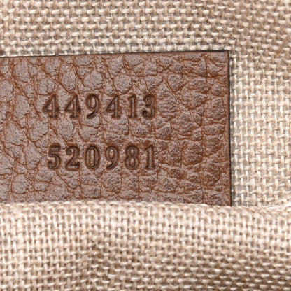 Gucci Monogram Mini Bree Messenger Bag Beige Tabacco 7 of 10