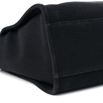 Chanel Mixed Fibers Large Deauville Tote Black 9 of 10