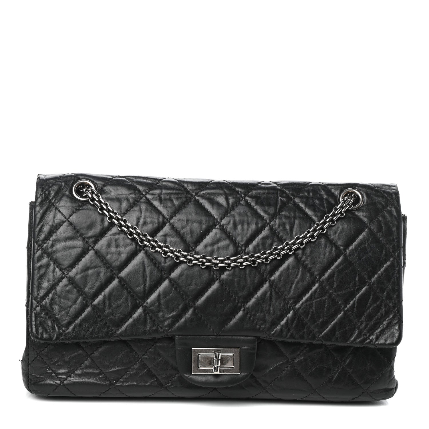 Chanel Aged Calfskin Quilted 2.55 Reissue 227 Flap Black 1 of 10