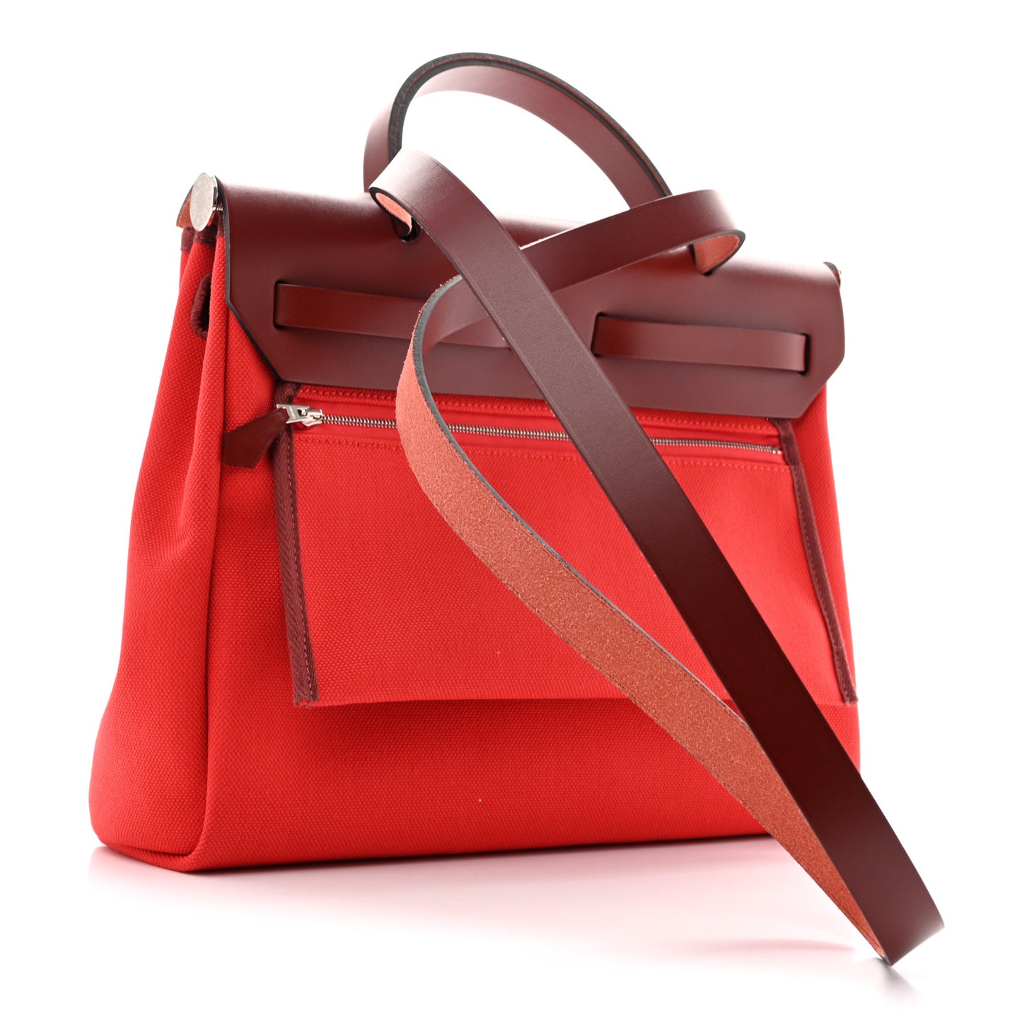Military Toile Vache Hunter Herbag Zip Retourne 31 PM Rouge Radieux Rouge H