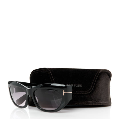 Tom Ford Acetate Brianna Cat Eye Sunglasses TF1065 Black 8 of 8