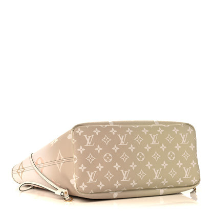 Louis Vuitton Monogram Giant Spring In The City Neverfull MM Sunset Kaki 4 of 8