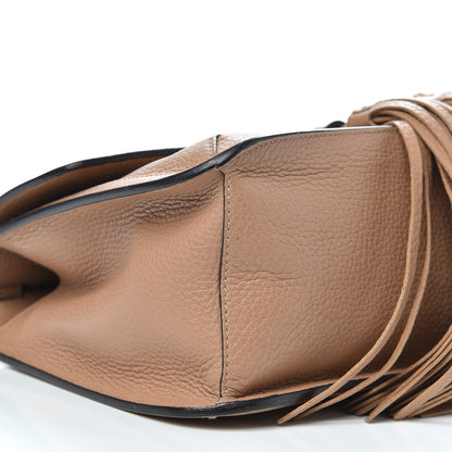 Gucci Cellarius Calfskin Medium Bamboo Daily Flap Shoulder Bag Camelia 8 of 11