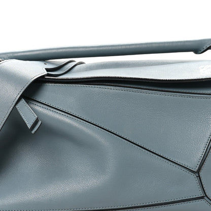 Loewe Calfskin Medium Puzzle Bag Stone Blue 7 of 9
