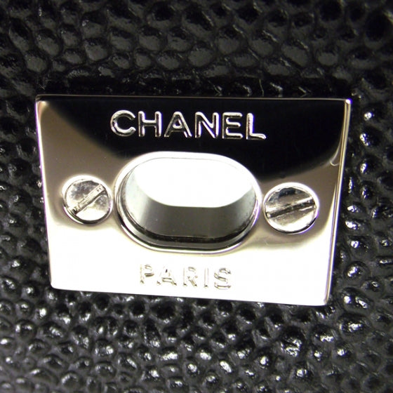 Chanel Caviar Quilted Maxi Double Flap Black 10 of 11