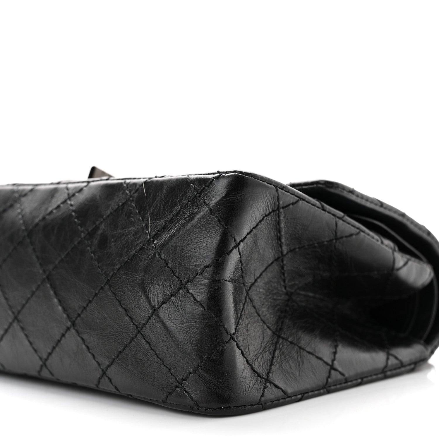 Chanel Aged Calfskin Quilted 2.55 Reissue 225 Flap So Black 10 of 11