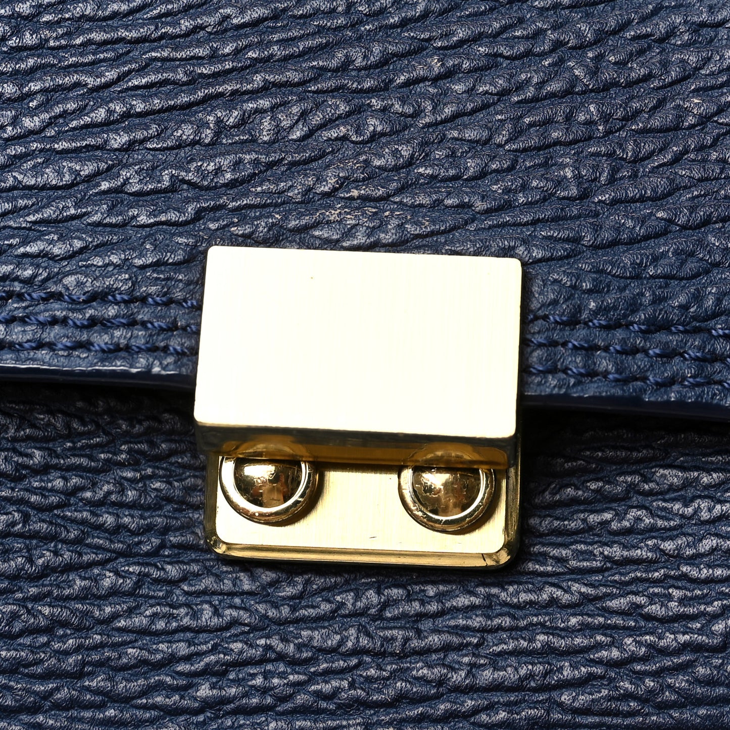 Textured Calfskin Large Pashli Satchel Ink