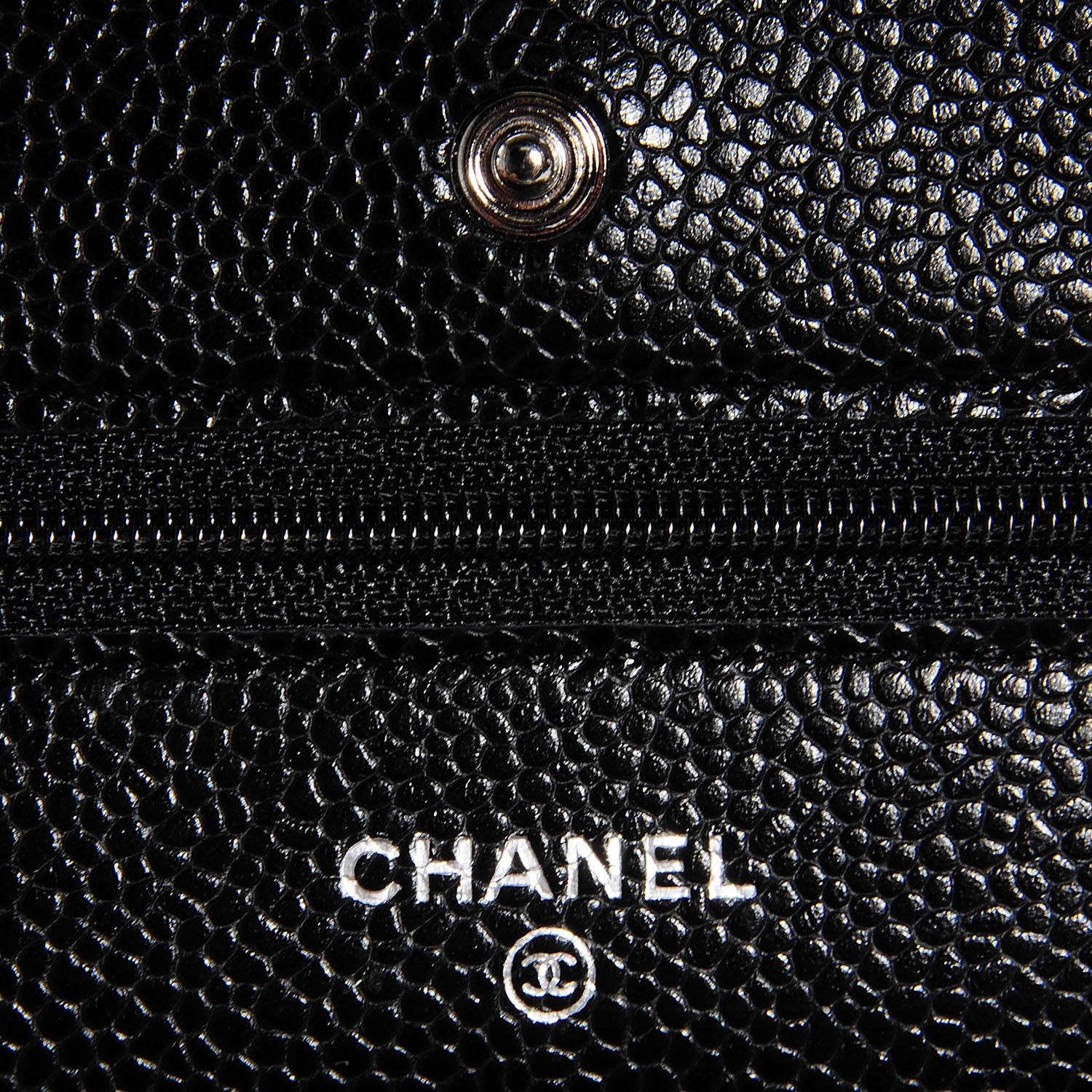 Chanel Caviar Quilted Wallet On Chain WOC Black 6 of 10