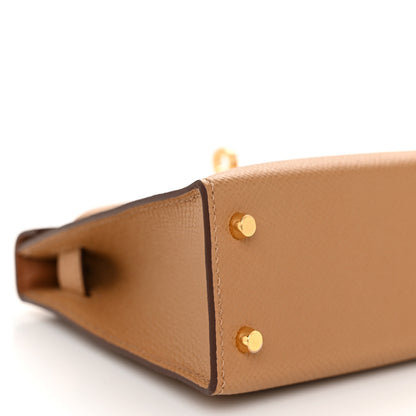 Hermes Epsom Horseshoe Mini Kelly Sellier 20 Chai 9 of 11