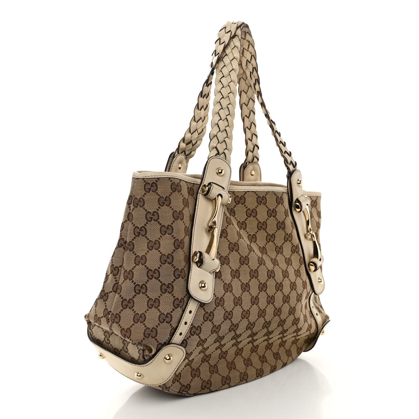 Monogram Small Pelham Shoulder Bag Off White