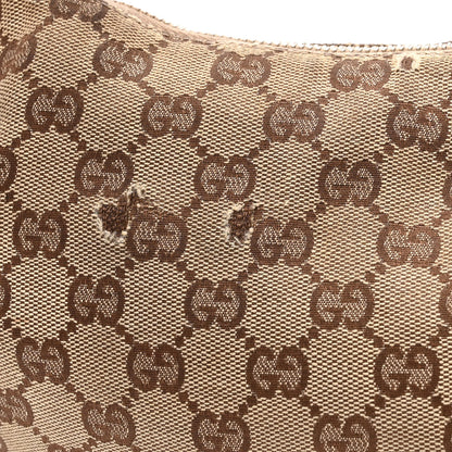 Gucci Monogram Bamboo Ring Hobo Aubergine 14 of 16