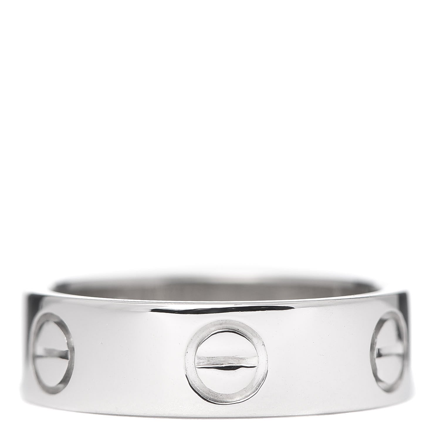 Cartier Platinum 5.5mm LOVE Ring 50 5.25 1 of 4