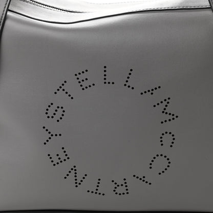 Stella McCartney Eco Alter Nappa Perforated Shoulder Bag Grey 7 of 10