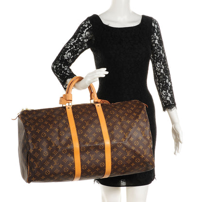 Louis Vuitton Monogram Keepall 55 2 of 7