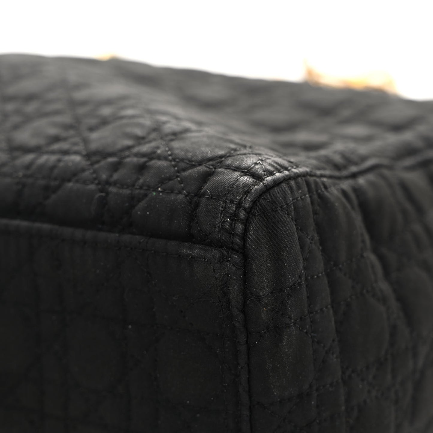 Nylon Cannage Large Lady Dior Black