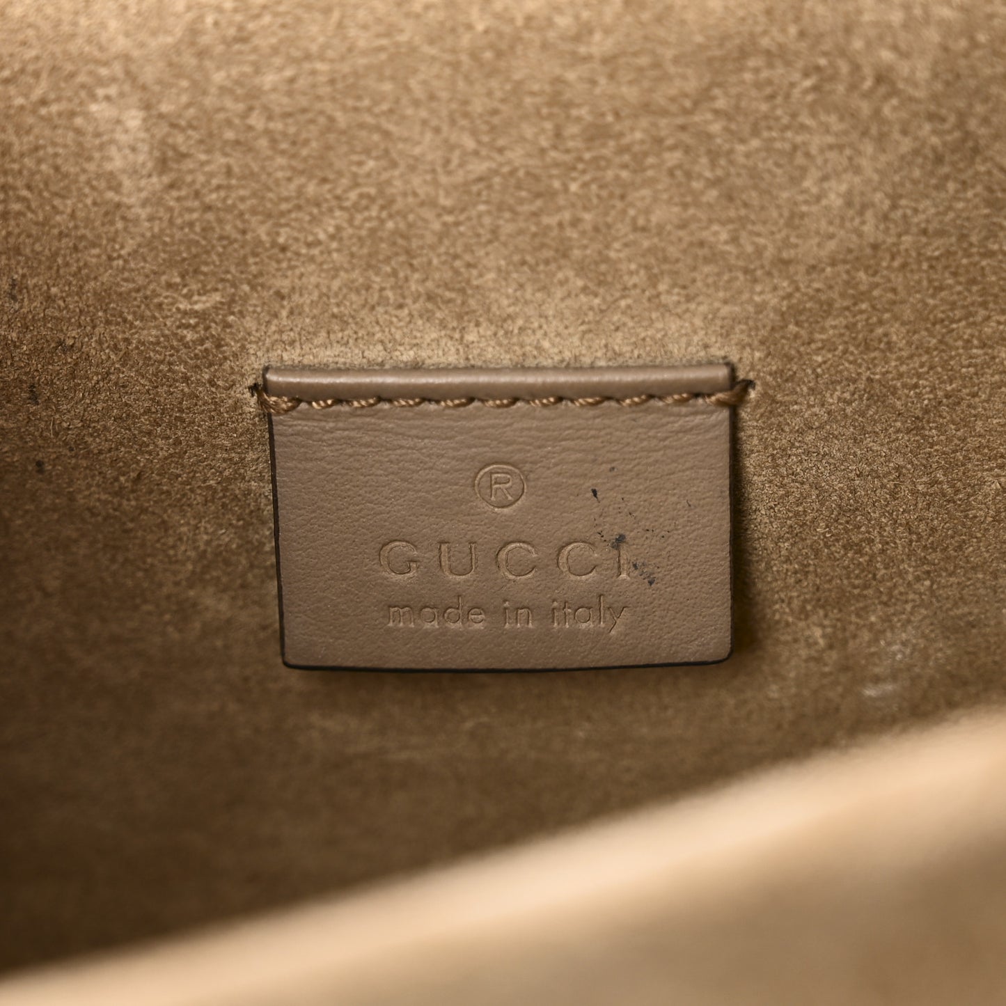 GG Supreme Monogram Mini Dionysus Shoulder Bag Taupe