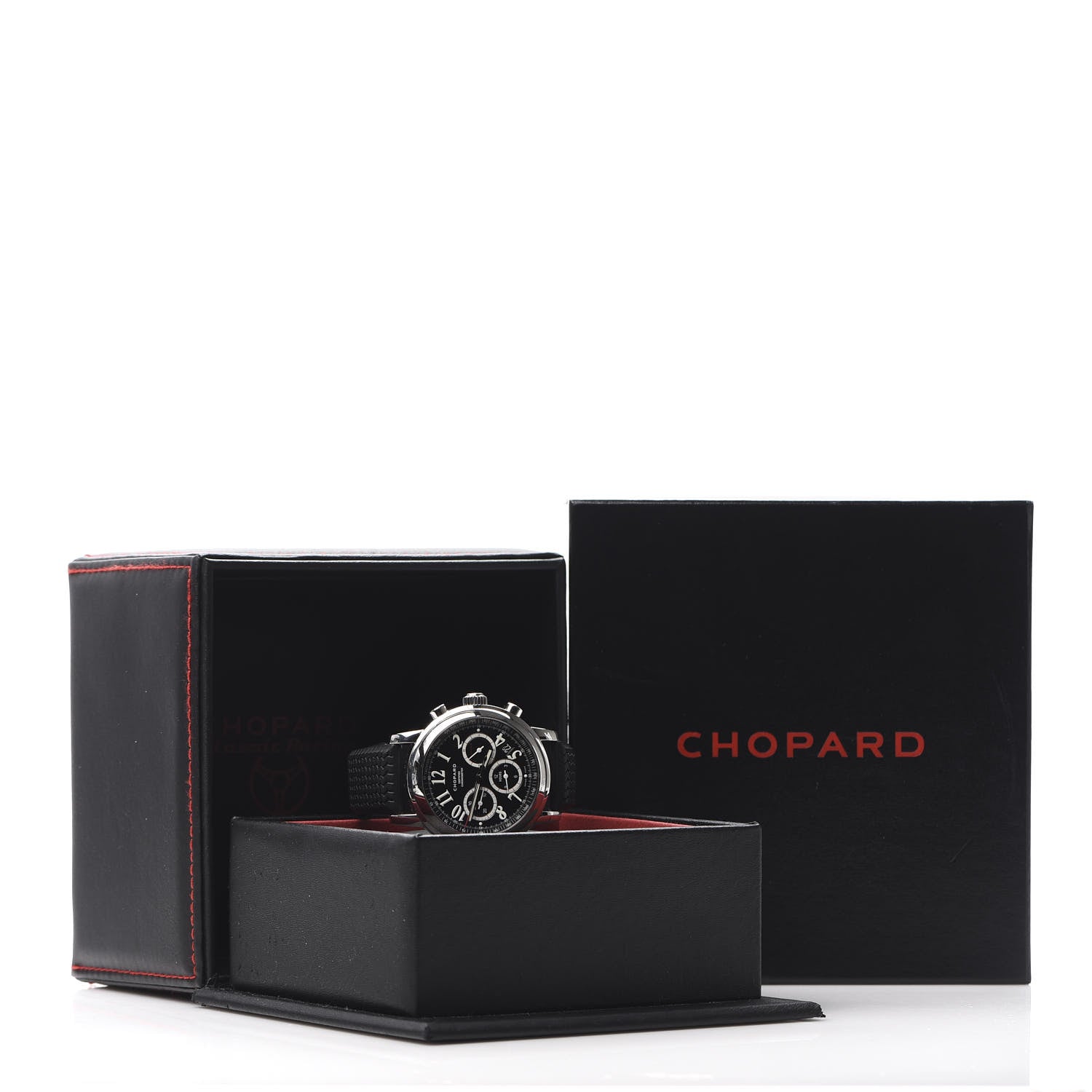 Chopard Stainless Steel Rubber 42mm 1000 Mille Miglia Chronograph Automatic Watch Black 5 of 5