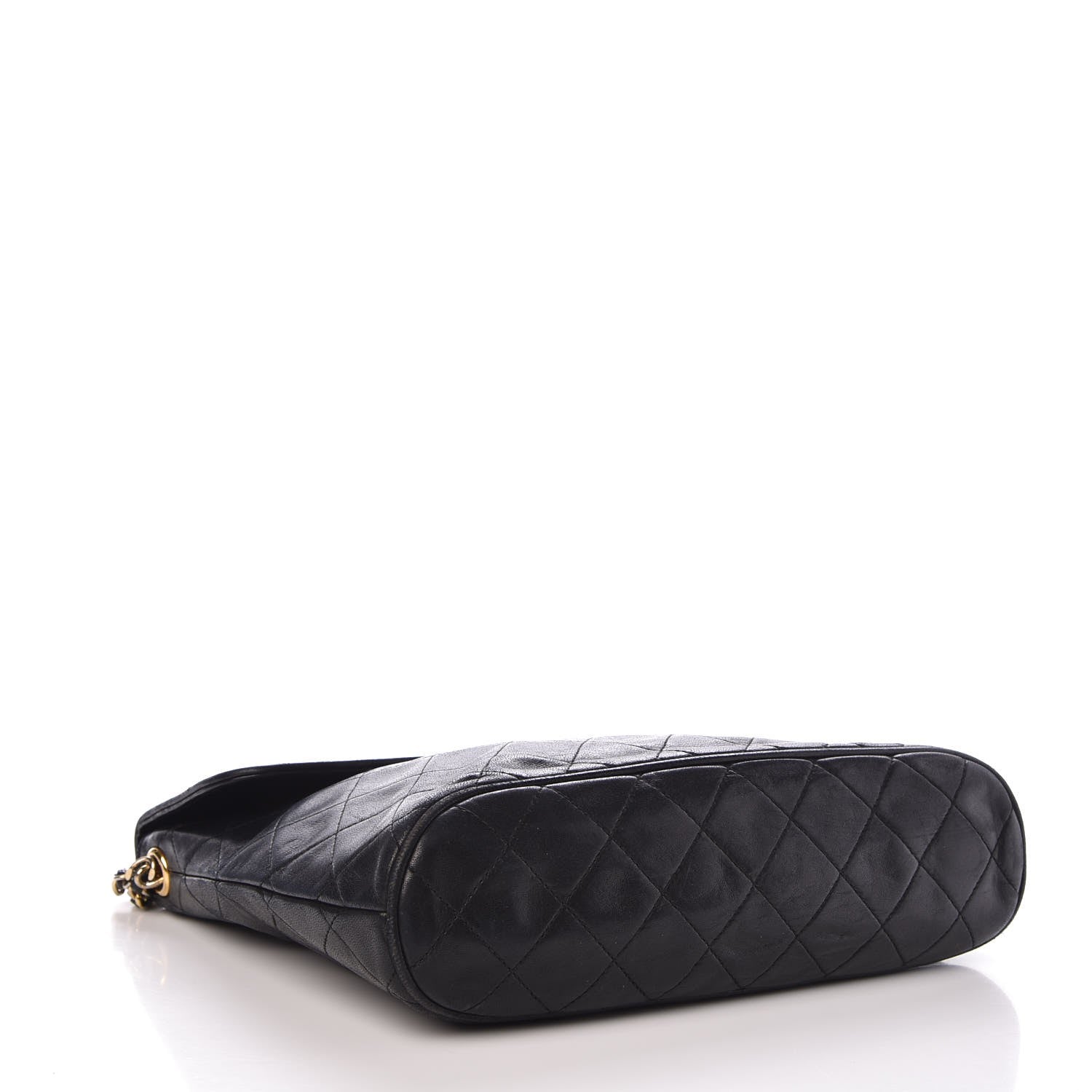 Chanel Lambskin Quilted CC Tassel Flap Black 4 of 9