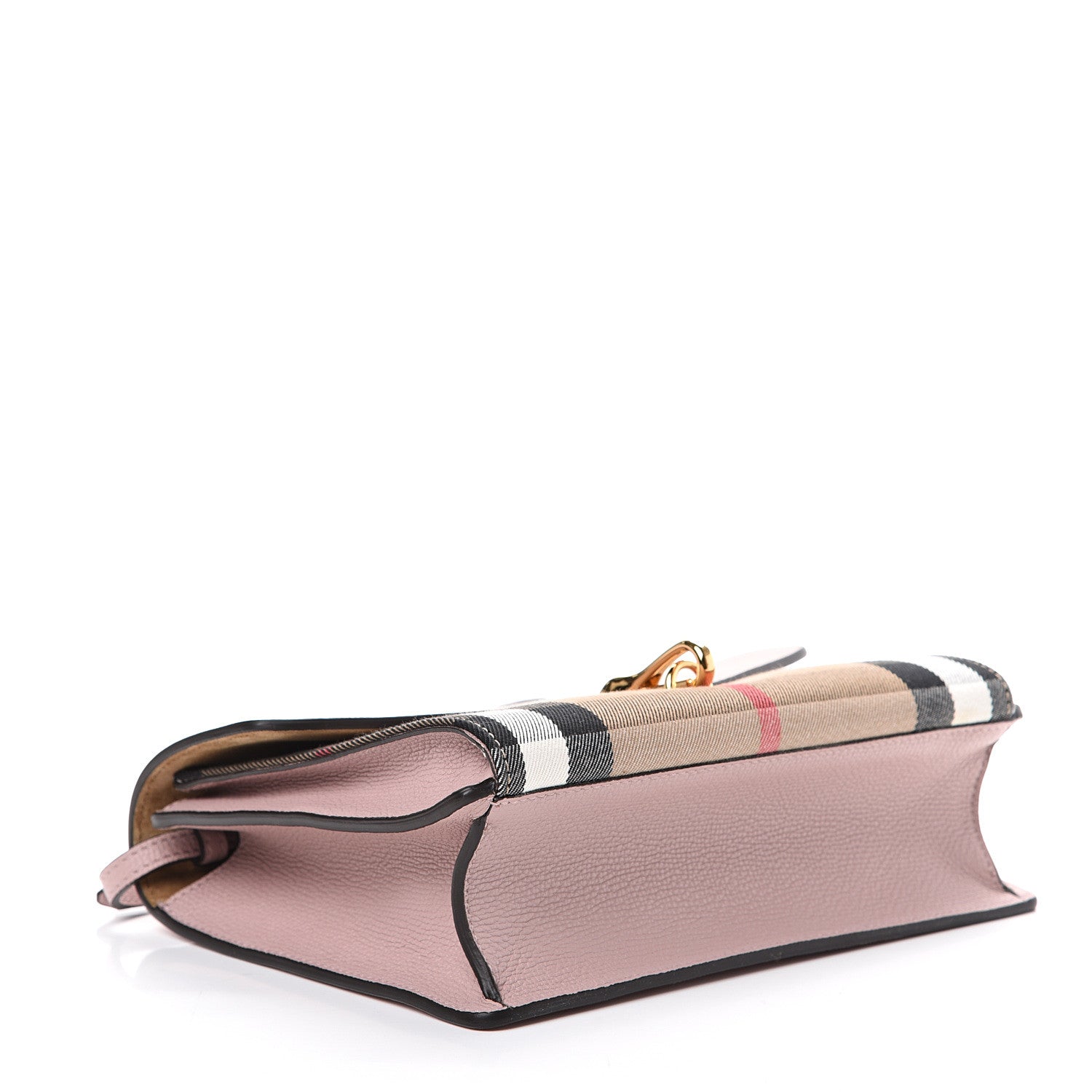 Burberry Derby Calfskin House Check Small Macken Crossbody Bag Pale Orchid 3 of 10