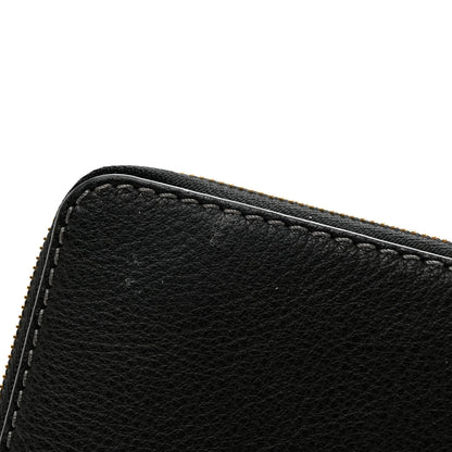 Chloe Grained Calfskin Marcie Long Zip Around Wallet Black 8 of 8