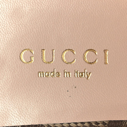 Gucci Monogram Jumbo GG Malaga Kid Womens Princetown Slippers 35 Camel Ebony New Acero Beige 9 of 11