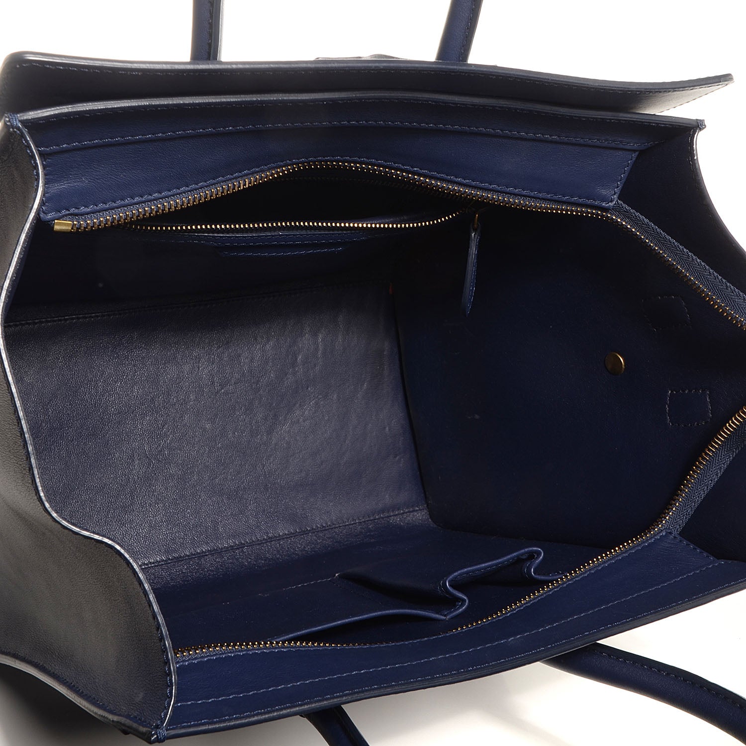 Celine Smooth Calfskin Mini Luggage Ink 5 of 8