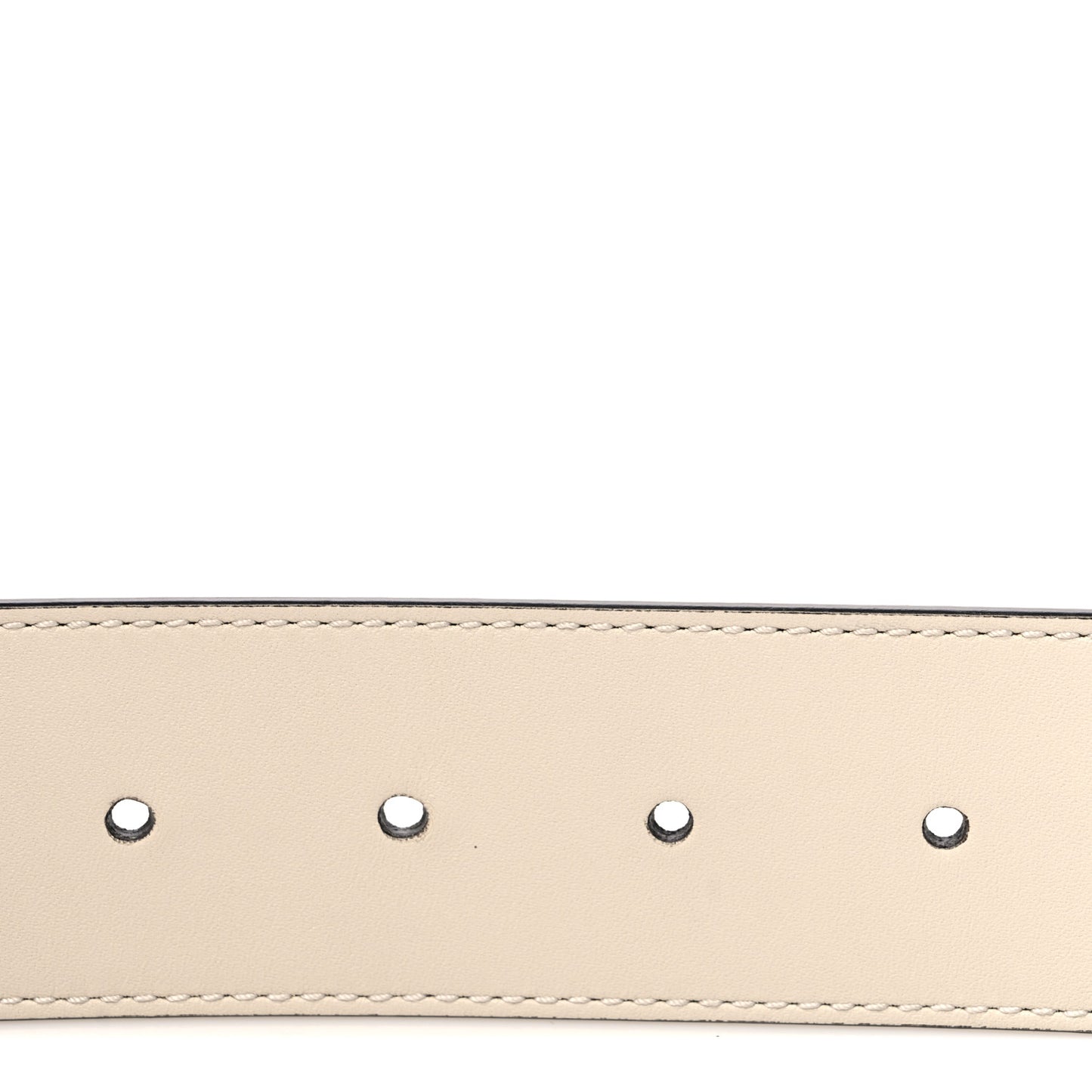 Calfskin Double G 40mm Belt 95 38 Mystic White