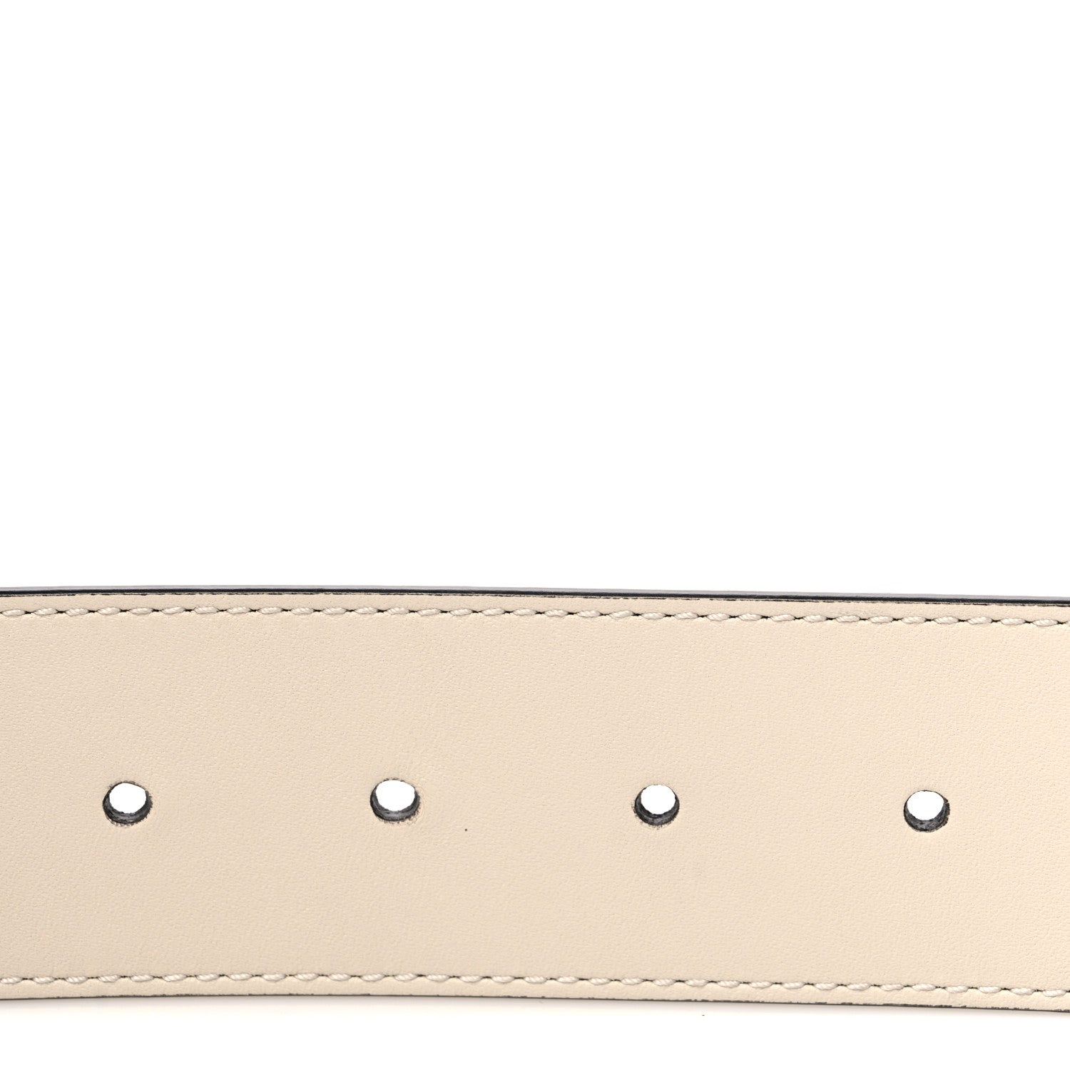 Gucci Calfskin Double G 40mm Belt 95 38 Mystic White 3 of 5
