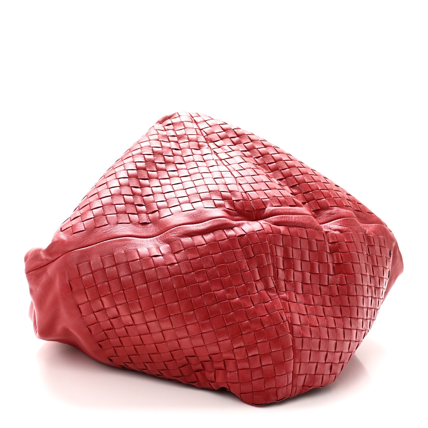 Bottega Veneta Nappa Intrecciato Aquilone Fortune Cookie Hobo Red 4 of 9
