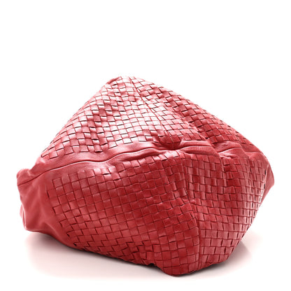 Bottega Veneta Nappa Intrecciato Aquilone Fortune Cookie Hobo Red 4 of 9