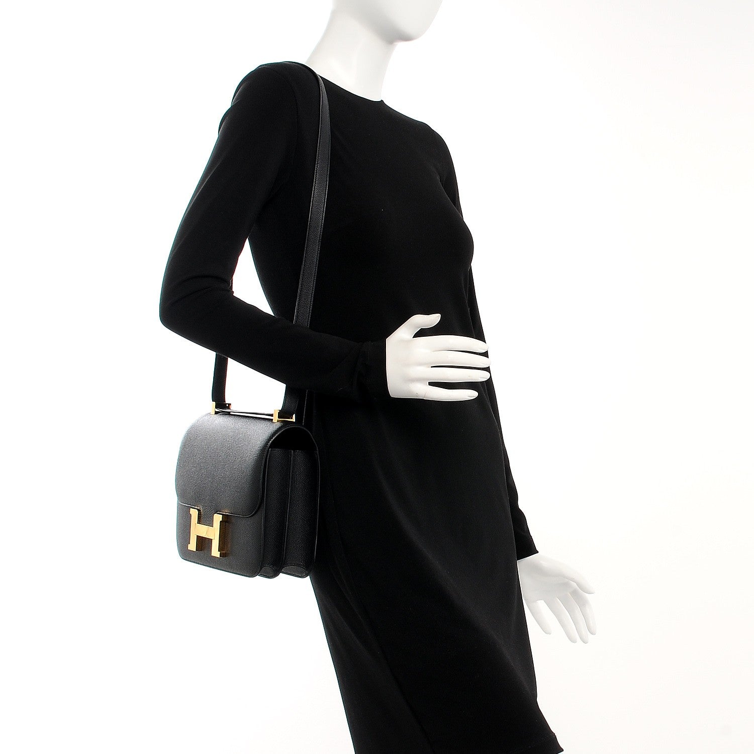 Hermes Epsom Constance 24 Black 2 of 21