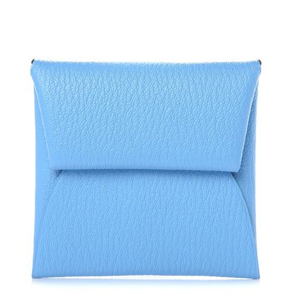 Hermes Chevre Mysore Bastia Coin Purse Celeste 1 of 7
