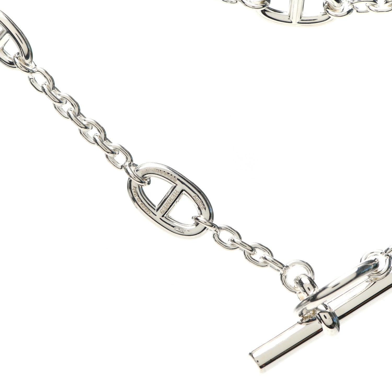 Hermes Sterling Silver Farandole Necklace 160 4 of 5