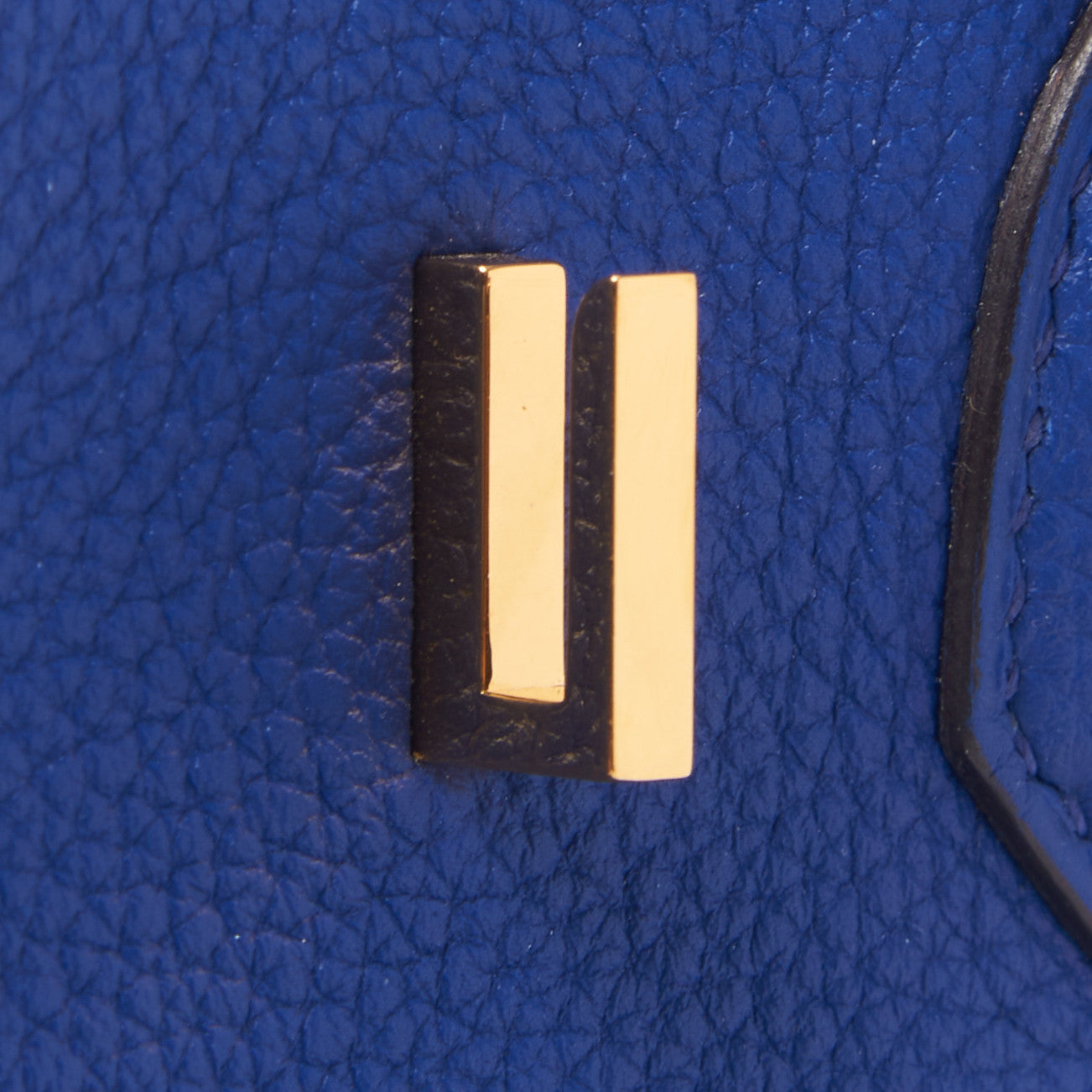 Hermes Togo Birkin 25 Bleu Electrique 23 of 29