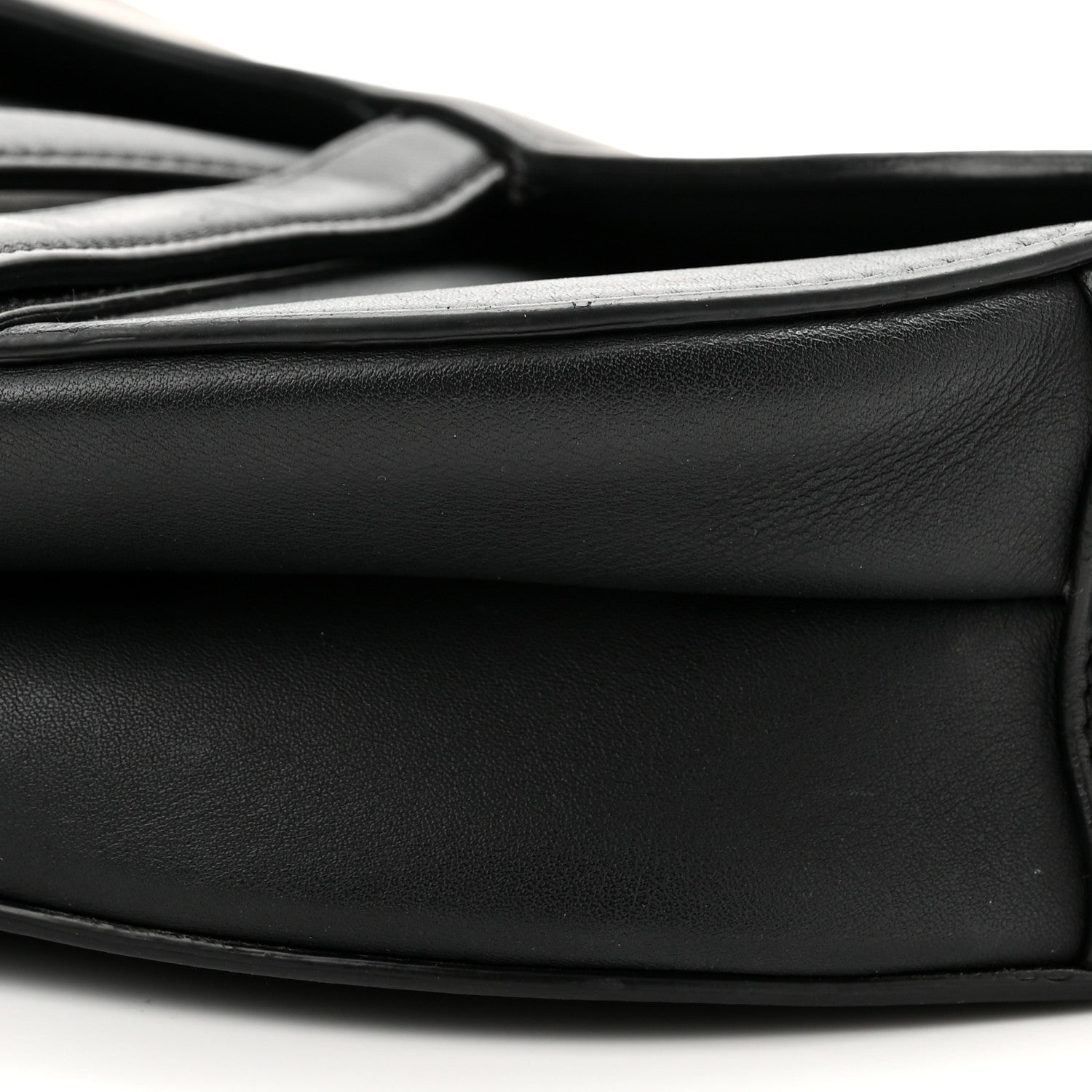 Christian Dior Ultra Matte Calfskin Saddle Bag Black 9 of 11