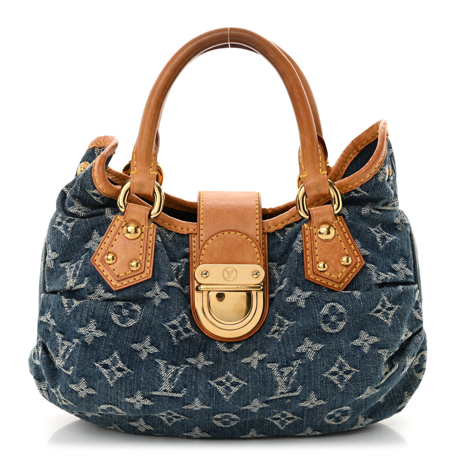 Louis Vuitton Monogram Denim Pleaty Blue 1 of 13