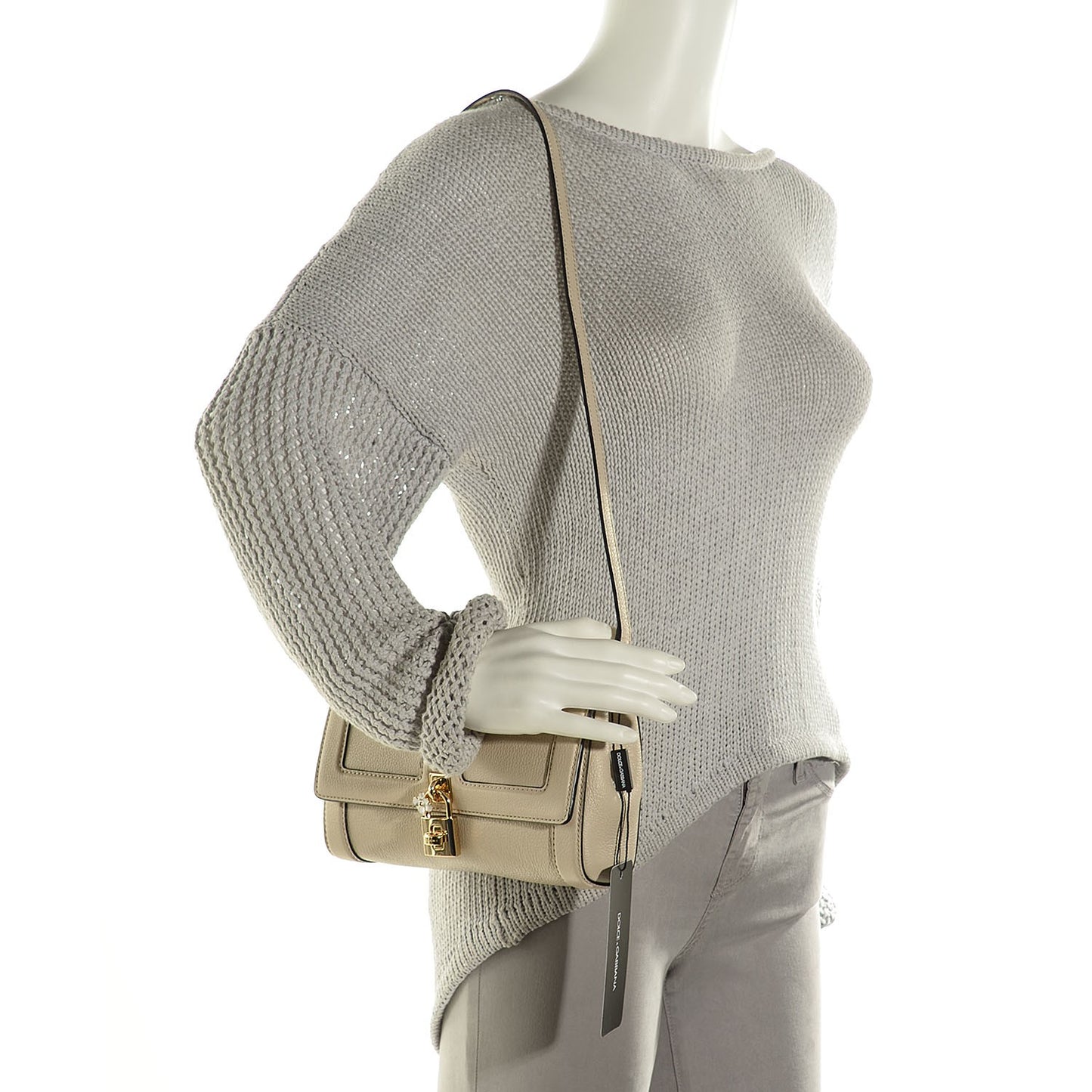 Calfskin Mini Miss Bonita Satchel Beige