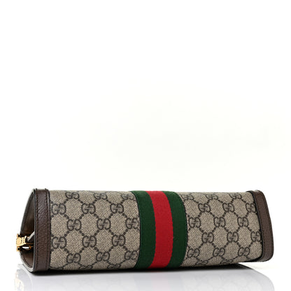 Gucci GG Supreme Monogram Web Small Ophidia Chain Shoulder Bag Brown 4 of 10