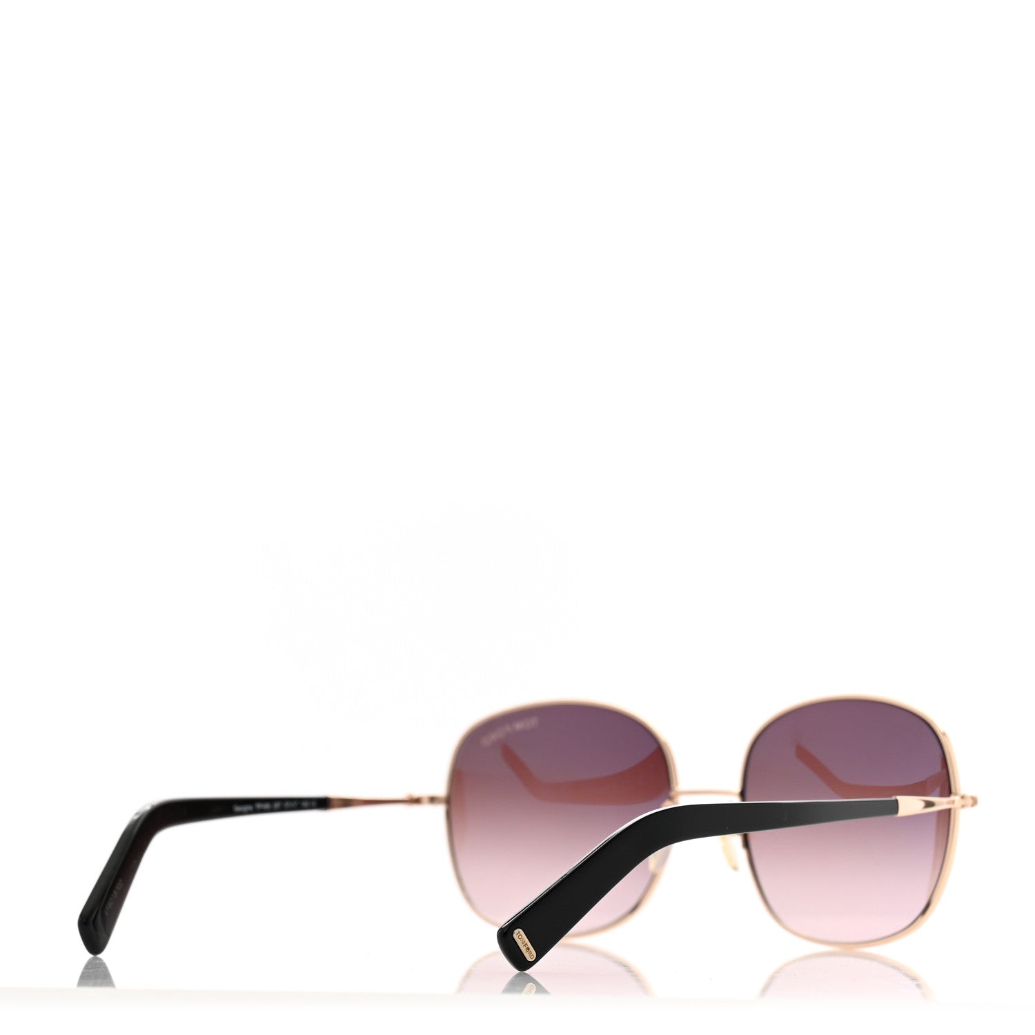 Tom Ford Acetate Georgina Sunglasses TF499 Purple 4 of 8