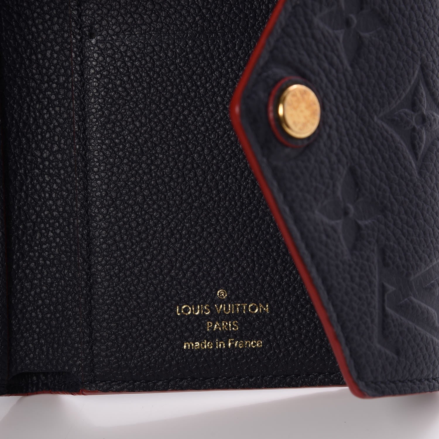Louis Vuitton Empreinte Victorine Wallet Marine Rouge 6 of 9