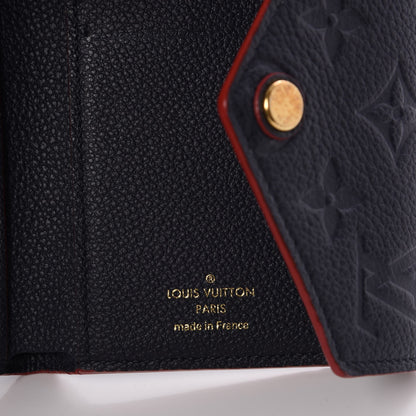 Louis Vuitton Empreinte Victorine Wallet Marine Rouge 6 of 9