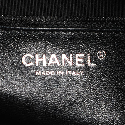 Chanel Metallic Aged Calfskin Quilted Medium Reissue Camera Case Black 5 of 7