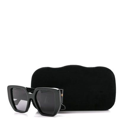 Gucci Acetate Square Frame Sunglasses GG0956S Black 9 of 9