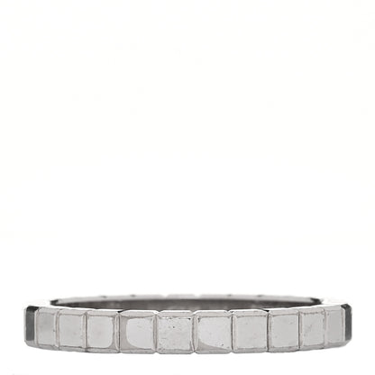 Chopard 18K White Gold Ice Cube Band Ring 53 6.25 1 of 5