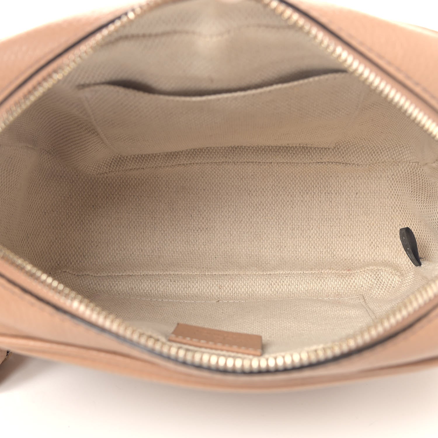 Gucci Pebbled Calfskin Small Soho Disco Bag Rose Beige 4 of 5